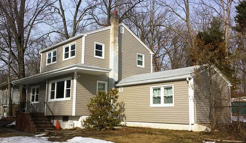 House with new siding